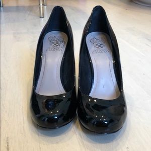 Vince Camuto Black Patent Pumps